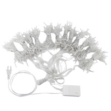 Magical Christmas Display, Mini Clear Incandescent Bulbs, Connectable Christmas Tree Lights for Indoor Outdoor Celebrations, Cold White UL Certified