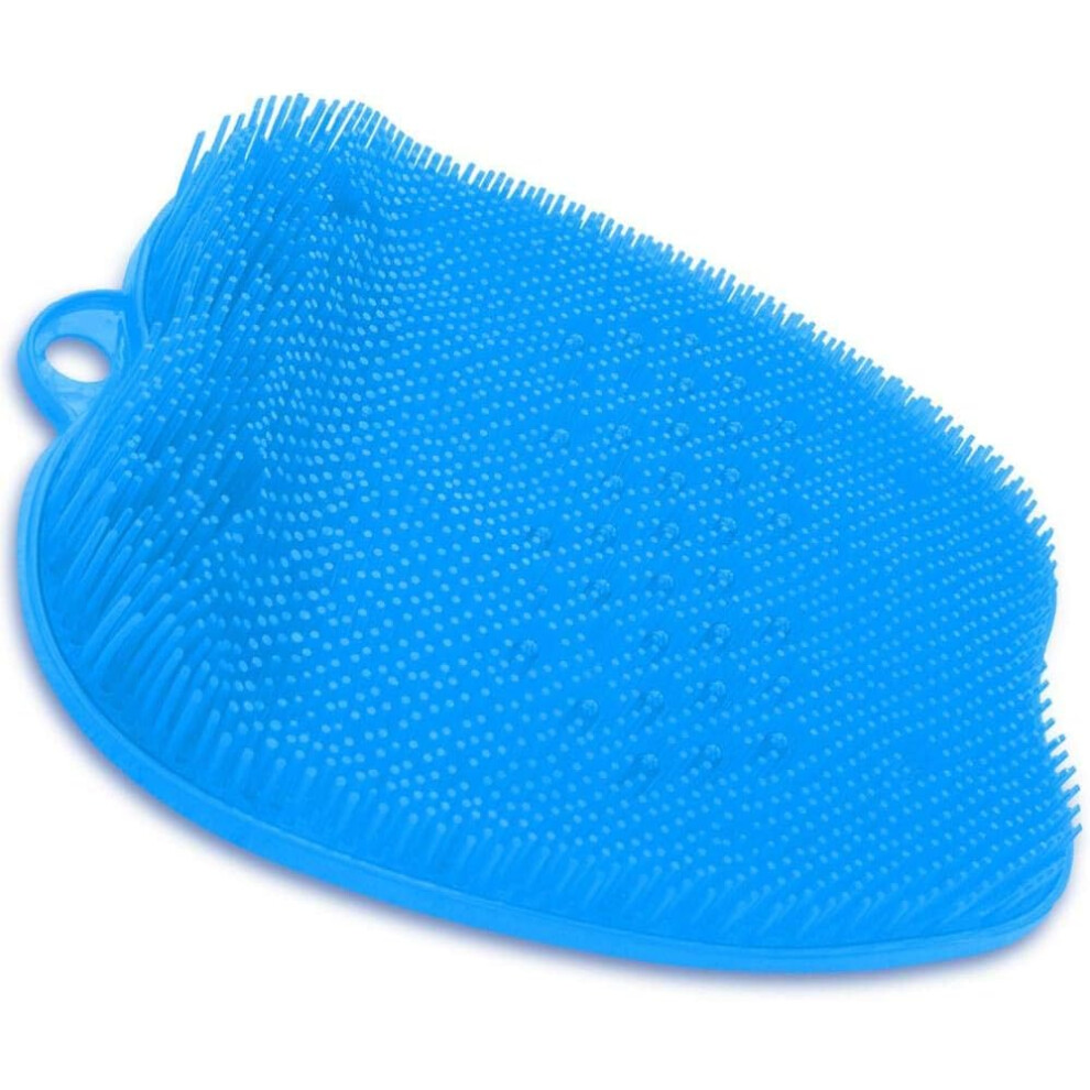 Shower Foot Scrubber, Easy to Clean Foot and Back Scrubber with Non-Slip Suction Cups, Promote Blood Circulation in Your Shower For Halloween Parties