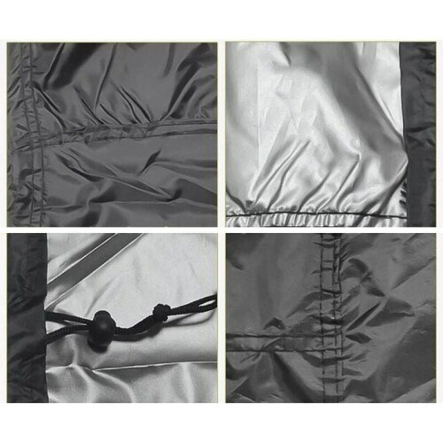 600D Waterproof Cloth Fire Pit Cover, Innovational Sewing Technology Ensures Durability and Longevity 2