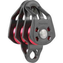 Arborist Tree Climbing Pulley, Advances VT Prusik Hitch and Advances Distel Hitch with Multi-Connections in SRT and DDRT, Smooth Bearing Rotating