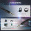 Gaming Headset Audio Cable Replacement, Nylon Braided Cable with 3.5mm Connectors, Inline Mute Function for Astro A40 A40TR A10, Compatible with PS5 4