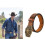Ζώνη από δέρμα PU Western Cowboy, ρυθμιζόμενο λουράκι μέσης με λουλουδάτη χάραξη και 2