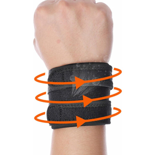 Weight Lifting Straps with Adjustable Wrist Support for Gym Training, Powerlifting and Deadlifting 2