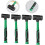 NonElastic Rubber Hammer HalfHole Flat Black Installation Tool For Floor Tile 2LB 4