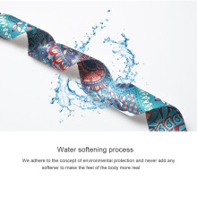 Yoga Mat Strap Printed Fitness Belt Carrier 1.5m Stretch Durable Polyester