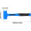 Rubber Hammer Mallets, TShape Headset Removal Tool, Bottom Bracket Mounting Gadget, Bracket Press Installer 5