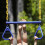 Heavy Duty 47'' Trapeze Swing Set with Adjustable Chains 220.5 lb Max 4