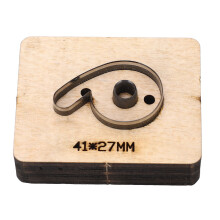 Craft Tool Leather Punch Die, Unique Shape Design Alloy Steel Number 9 Shape Cutter for Enhance Printing Precision DIY Projects