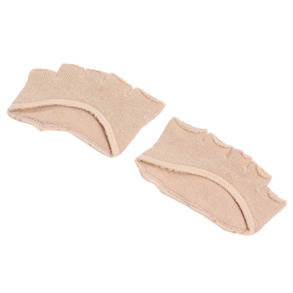 Breathable Open-Toe Socks with Toe Separators & Sweat Absorbent Pads