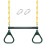 Heavy Duty 47'' Trapeze Swing Set with Adjustable Chains 220.5 lb Max 3