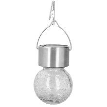 Glowing Garden Gem, Weatherproof Outdoor Lantern with Solar Powered LED Light, Create a Romantic Atmosphere for Patio Decoration