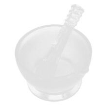 Glass Pigment Grinder and Mixing Bowl Set with Pestle for Watercolor and Oil Paint Precision Mixing