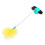 Light Blue Feather Cat Teaser Collar, Interactive 31x4.9cm, ABS Material 1