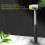 Double Face Soft Touch Hammer Leather DIY Tool Set - 2pcs Rubber Hammer with Black Plastic Coated Grip 3