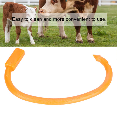 NonToxic Cow Nose Ring 10PCS Set - Lightweight & Secure for Calves 1