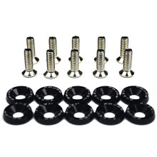 Black Wheel Nut Covers Caps Hex Bolt Protectors WeatherResistant Stylish Car Upgrade