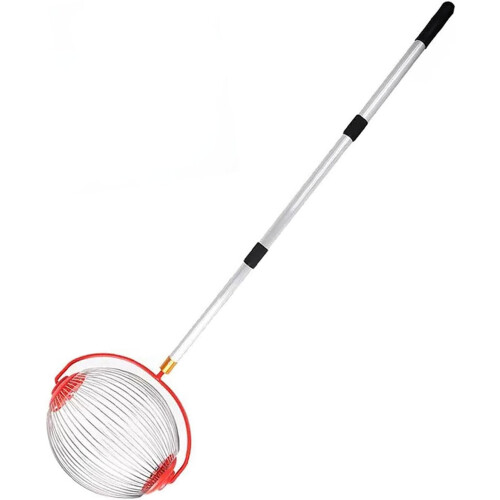 Nut Picker Upper with Ergonomic Soft Grip for Walnuts Pecans Chestnuts Acorns, Durable Alloy Frame 1