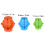 3-Piece Plastic Dumpling & Pie Mold Set, 7.1-10.3cm, Assorted Colors 5