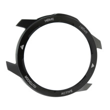 Custodia in TPU per Smart Watch, compatibile con Mi Watch Color 2 e S1 Active, resistente ai graffi, lettere bianche su sfondo nero