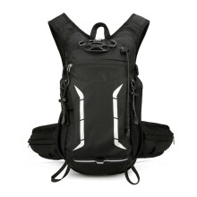 Lightweight Cycling Backpack Multi Pockets Breathable For Men Women Hiking Running Travel Rucksack Black1