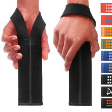 V1 Lifting Wrist Straps 660 Lb Rated For Olympic Weightlifting Powerlifting Deadlift CrossFit Heavy Duty Black