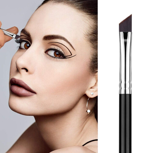 Επαγγελματικό πινέλο eyeliner για απρόσκοπτη εφαρμογή, 100% vegan τρίχες χωρίς δοκιμές σε 2
