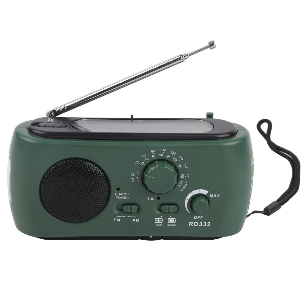 Portable Survival Radio For Emergency Preparedness, Crank Charging Radio With Fm/Am Weather Alert, Emergency Radio Ideal For Outdoor Adventures 9482828791253