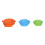 3-Piece Plastic Dumpling & Pie Mold Set, 7.1-10.3cm, Assorted Colors 12