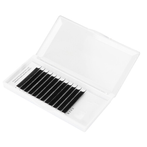 Έτοιμες βλεφαρίδες Easy Fan Lashes, Pure Black Matte Voluminous Clover Lashes, απαλές και πλήρεις 1