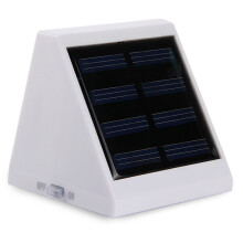 Lampy solarne schodowe, energooszczędne lampy rynnowe, wodoodporne oświetlenie zewnętrzne z automatycznym włączaniem i wyłączaniem do