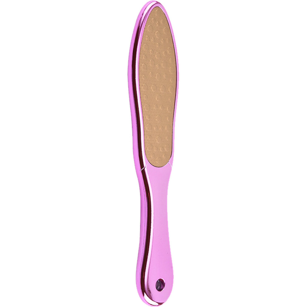 Double Sided Foot File for Salon-Quality Pedicure, Stainless Steel Surface Coarse and Fine Grit, Lightweight Heel Scraper for Easy Handling