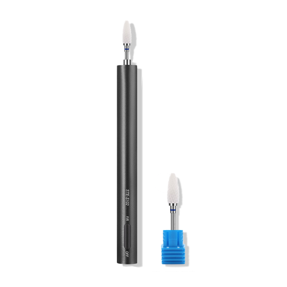 Premium Nail Drill Kit With Magnetic Charging Base, High Hardness Tungsten Bits For Salon Grade Results, Medium Grit Ceramic Cone For Effective Gel