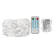 Battery Operated Fairy Lights For Indoor Outdoor Decor, Waterproof Copper Wire With 4 Music Lighting Modes, Timer Function String Lights For Bedroom,