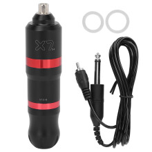 Máquina de tatuagem com função de memória, motor potente e design leve. Cabo ergonômico antiderrapante. Compatível com a maioria das agulhas de