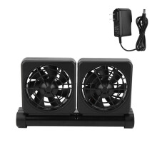 Akvárium hűtőventilátor továbbfejlesztett légáramlási technológiával, akvárium hűtő dupla ventilátorfejekkel és 100-ban forgatható