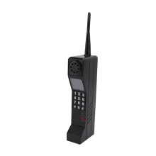 Retro Brick Cell Phone Ornament 80s 90s Vintage Brick Mobile Phone Model Halloween Party Decor Photography Props Black