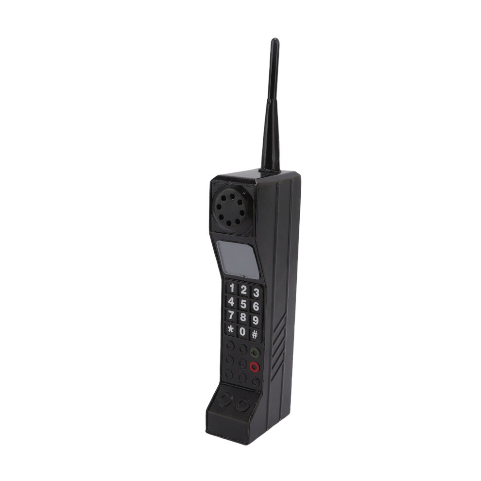 Retro Brick Cell Phone Ornament 80S 90S Vintage Brick Mobile Phone Model Halloween Party Decor Photography Props Black 9094768681886