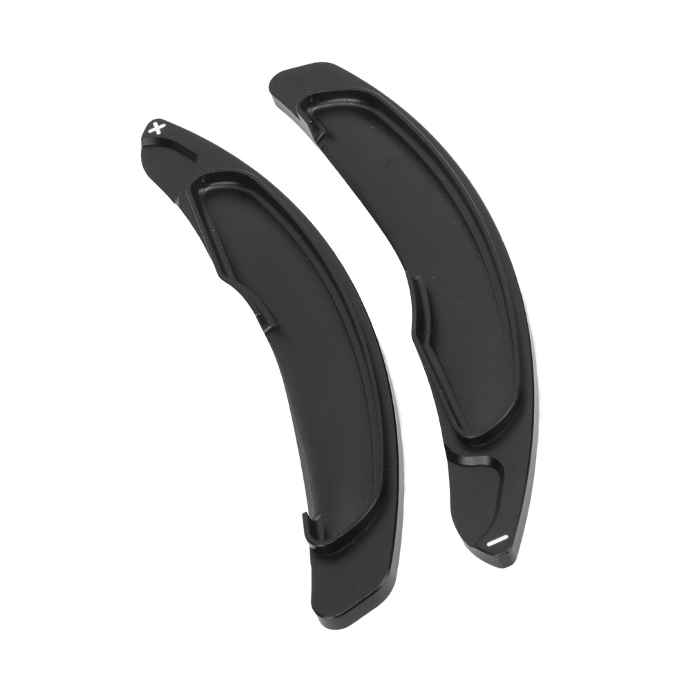 2Pcs Aluminum Paddle Shifter Extensions For Mitsubishi Outlander Lancer Eclipse 185X25mm Black 4941378129978