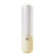 Reusable Lint Roller for Clothes and Furniture with DustProof Lid and NonSlip Grip, Yellow Cream