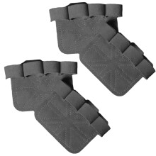 Four-Finger  Guard Fitness Hand Guard Single & Double Bar Pull- Non-Slip Wear-Resistant Gloves for Men & Women,D