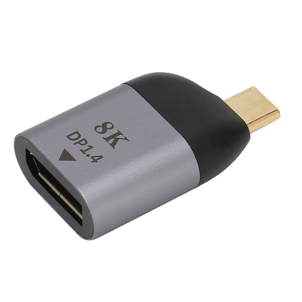 Portable Typec To Dp Adapter, Metal, 4K@60Hz/8K@60Hz, Compact 8421378130960