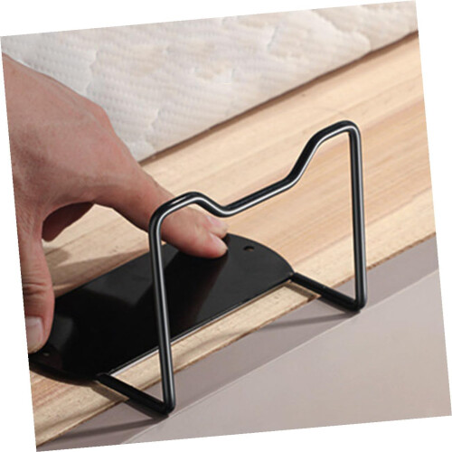 2pcs Non Slip Mattress Grip Adjustable Bed Frame Stabilizer Clips No Drill Installation Stopper 2