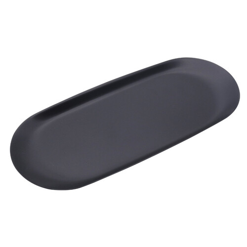 Dochtschneider aus Metall, Schere,-Schwarzes Tablett