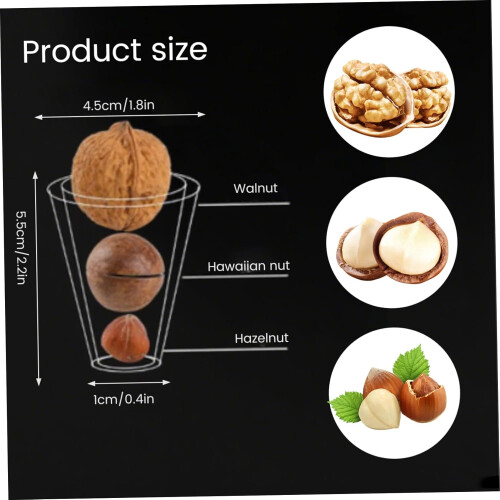 Nut Cracker Tool Portable Chestnut Cutter Multifunctional Walnut Opener With PE NonSlip Handle For Home Kitchen 1