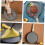 Frying Pan Nonstick Crepe Pancake Pan Replacement Portable Easy To Clean Sturdy Handle 2