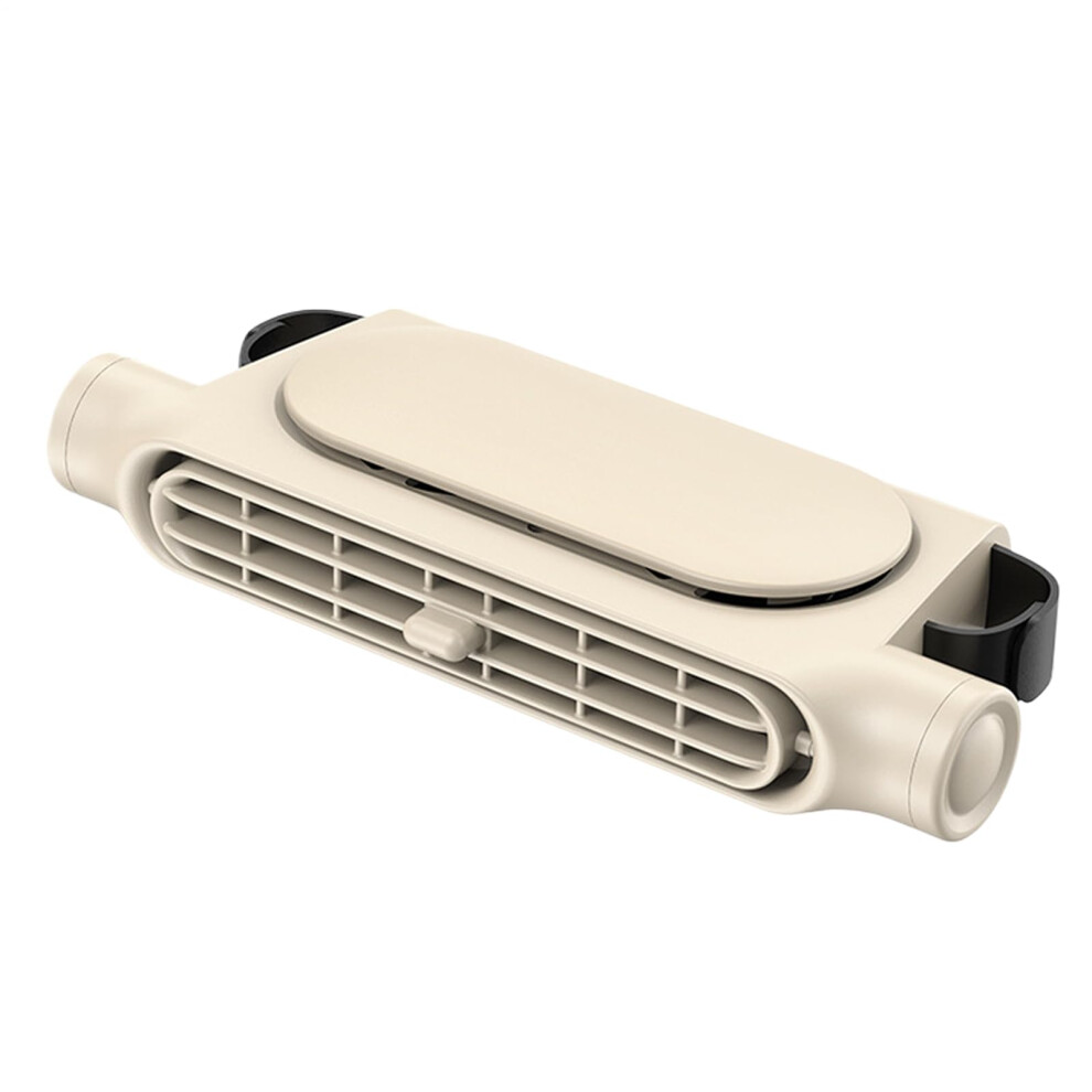 Car Backseat Fan With Doubleturbo Airflow, 3000Mah Rechargeable Battery, Multiaxis Rotation 9094768686904