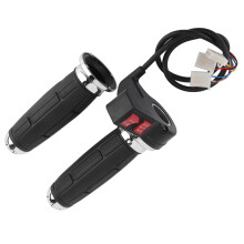 1Pair 3-Speed Throttle Handle Grips for E-Bike with Reverse Gear