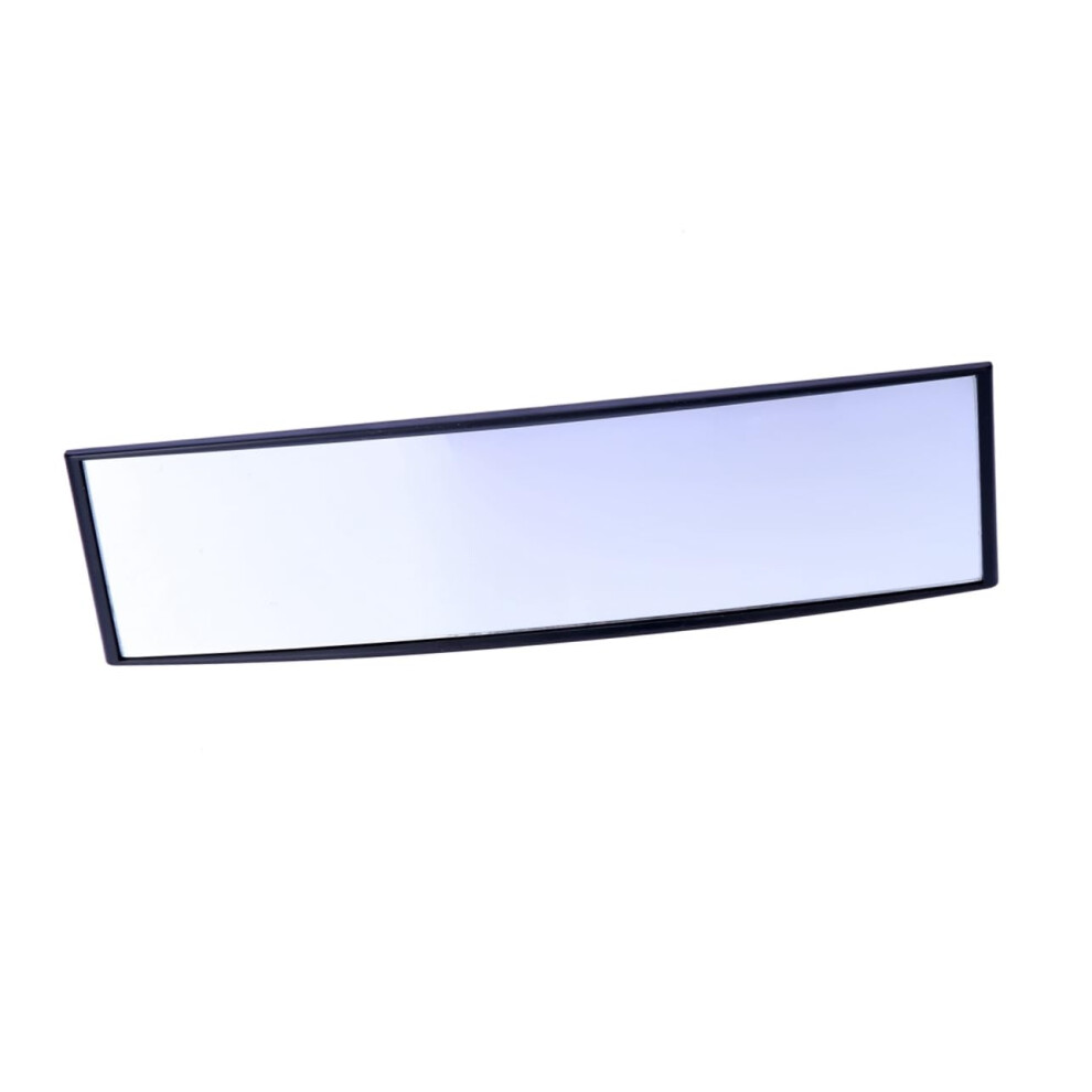 Wide Angle Rearview Mirror 300Mm Curved Antiglare Interior Mirror For Cars Easy Install 9187378723692