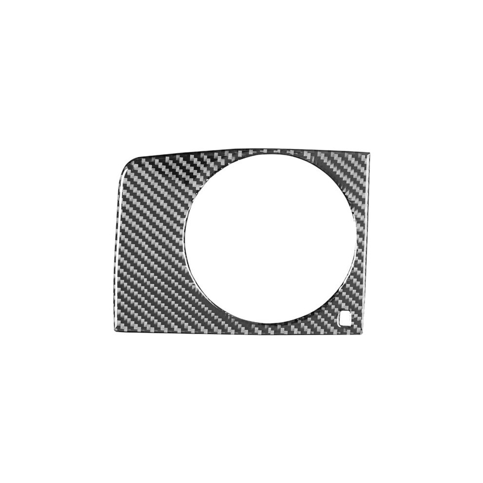 For Q7 2007-2015 Lhd Real Soft Carbon Fiber Car Center Armrest Cup Holder Cover Trim Interior Accessories 6133114232181