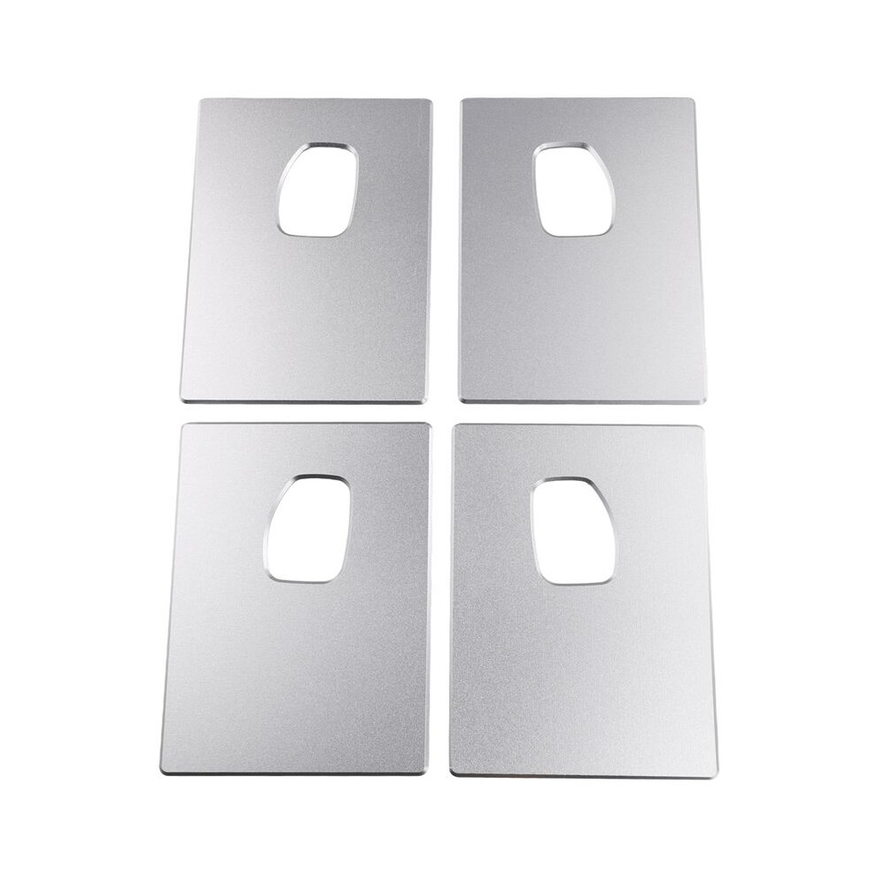 Aluminum Chrome Billet Interior Door Handles Cover Trim, Anti-Scratch Plates For H2 Suv Sut 2003-2007 6133214627634